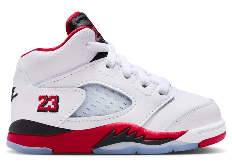 Jordan 5 Retro Fire Red Black Tongue (2025) (TD)